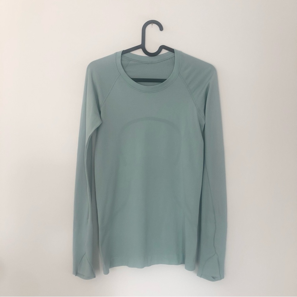 Lululemon Swiftly Tech 2.0 Long Sleeve Tee Mint Green Size 4